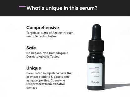 Minimalist 0.3 Percent Retinol Face Serum