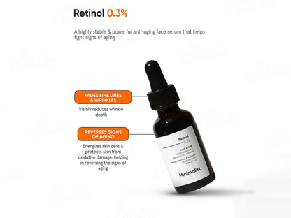 Minimalist 0.3 Percent Retinol Face Serum