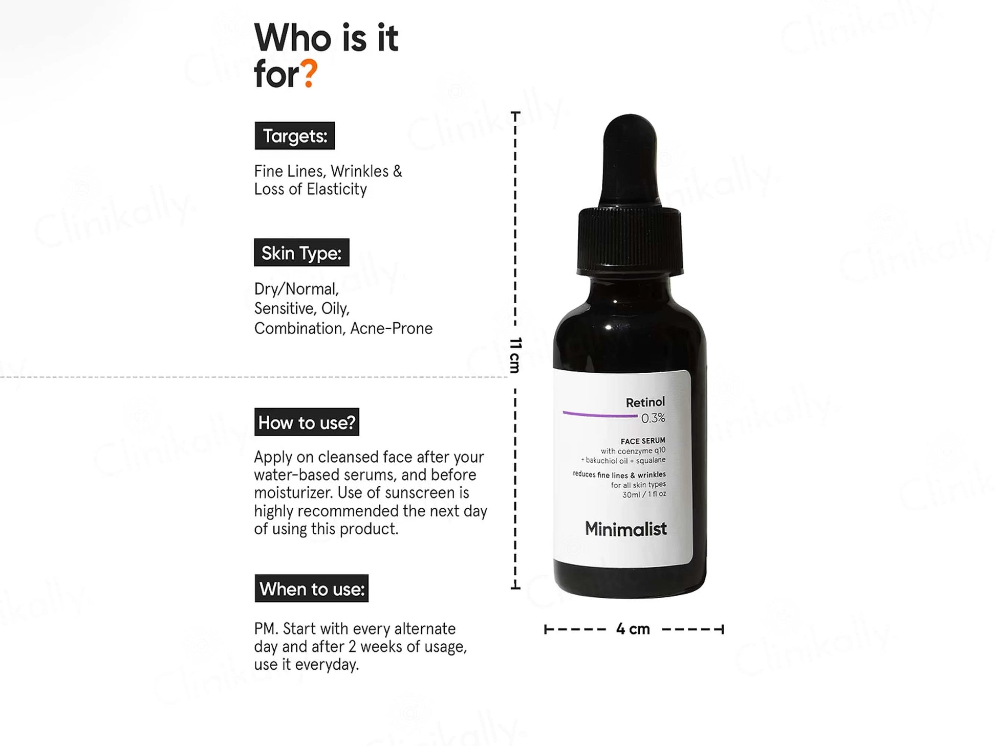 Minimalist 0.3 Percent Retinol Face Serum