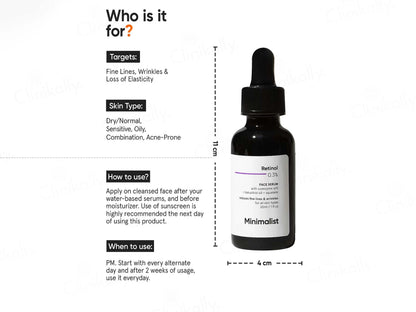 Minimalist 0.3 Percent Retinol Face Serum
