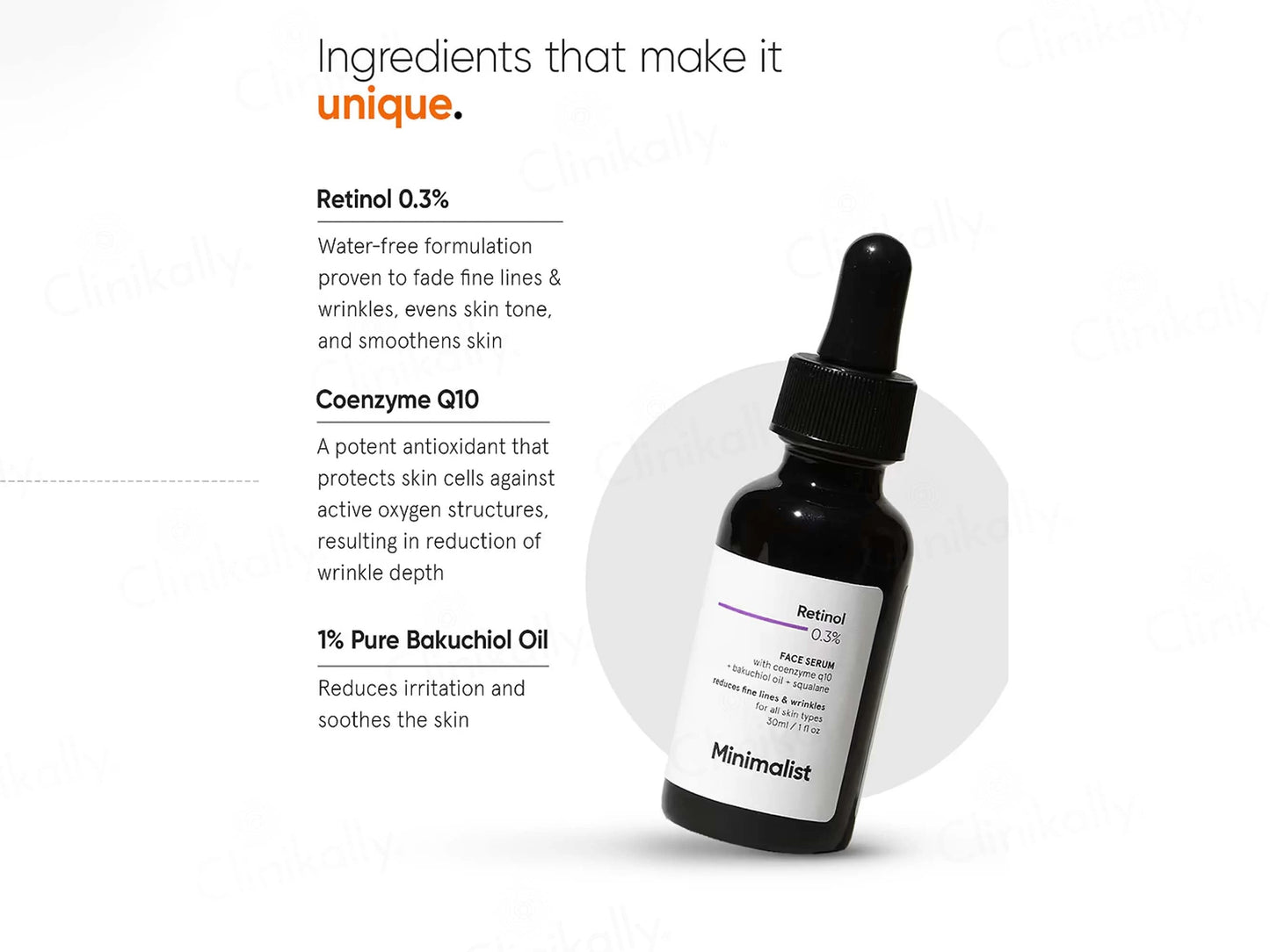 Minimalist 0.3 Percent Retinol Face Serum
