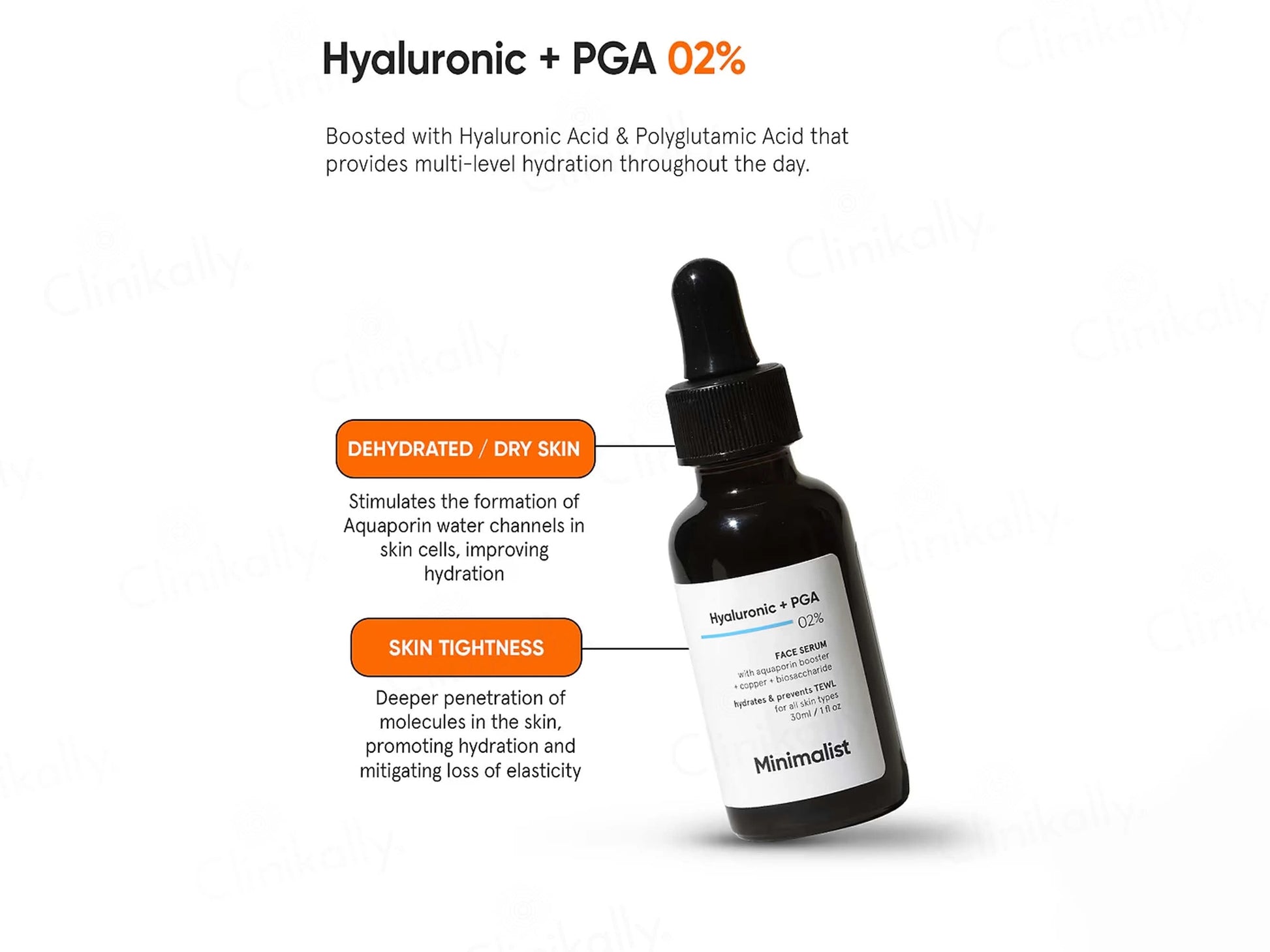 Minimalist 2 Percent Hyaluronic Acid  PGA Face Serum