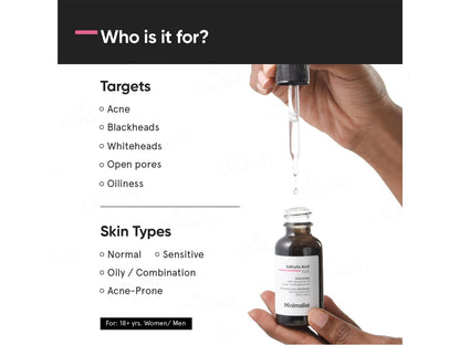Minimalist 2 Percent Salicylic Acid Face Serum