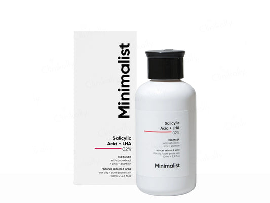 Minimalist 2 Percent Salicylic Acid  LHA Face Cleanser