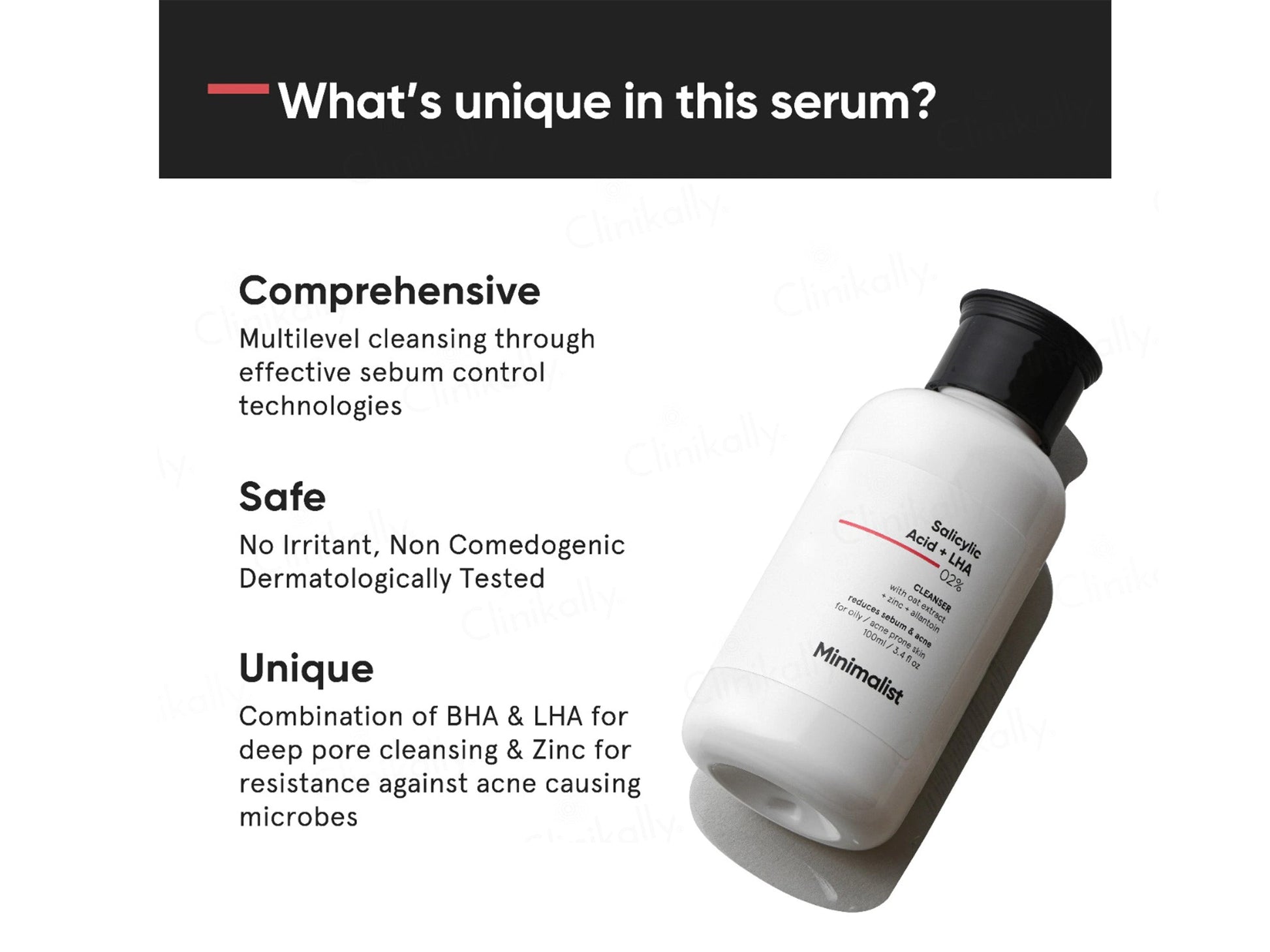 Minimalist 2 Percent Salicylic Acid  LHA Face Cleanser