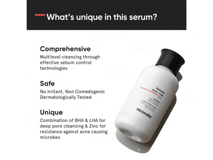 Minimalist 2 Percent Salicylic Acid  LHA Face Cleanser