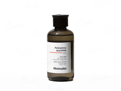 Minimalist 3 Percent Polyhydroxy Acid PHA Face Toner