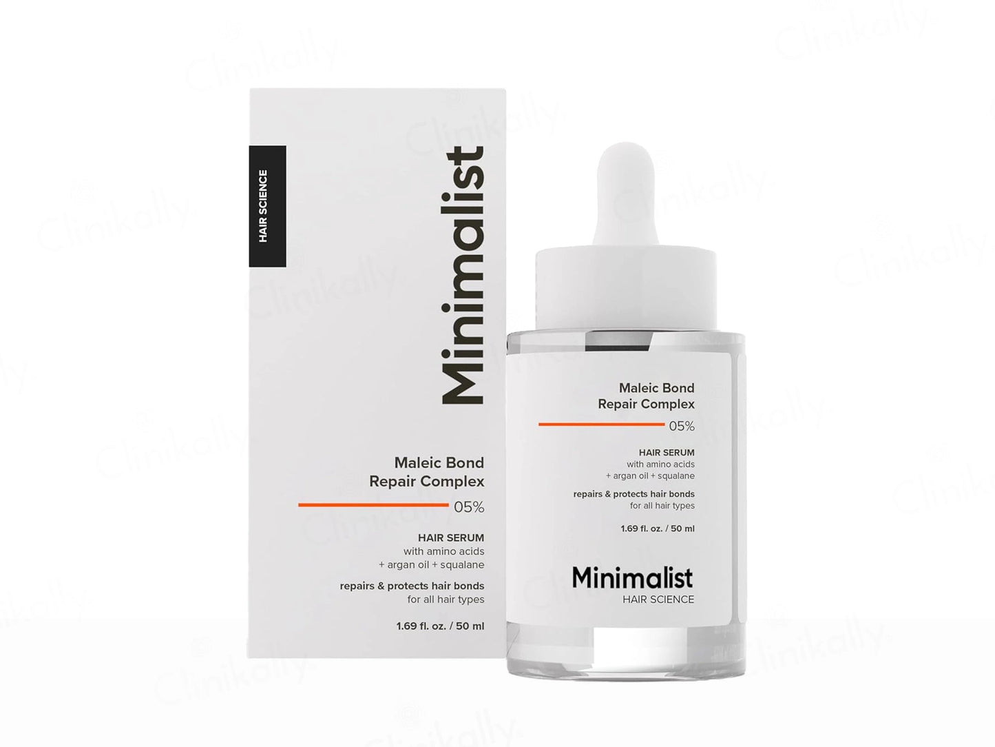 Minimalist 5 Percent Maleic Bond Repair Complex Hair Serum