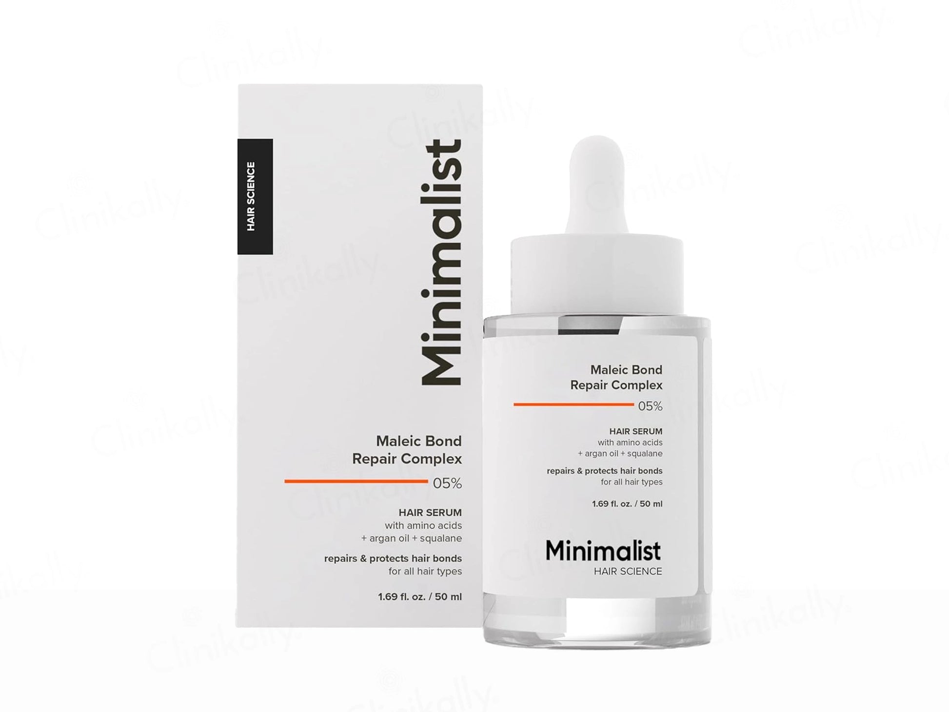 Minimalist 5 Percent Maleic Bond Repair Complex Hair Serum