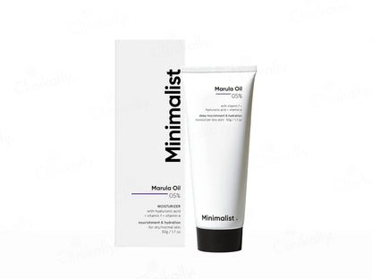 Minimalist 5 Percent Marula Oil Moisturizer For Dry Skin