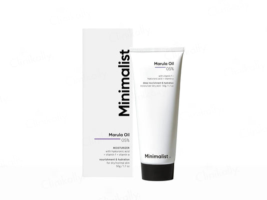 Minimalist 5 Percent Marula Oil Moisturizer For Dry Skin