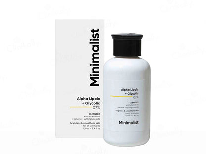 Minimalist 7 Percent ALA and  AHA Brightening Cleanser