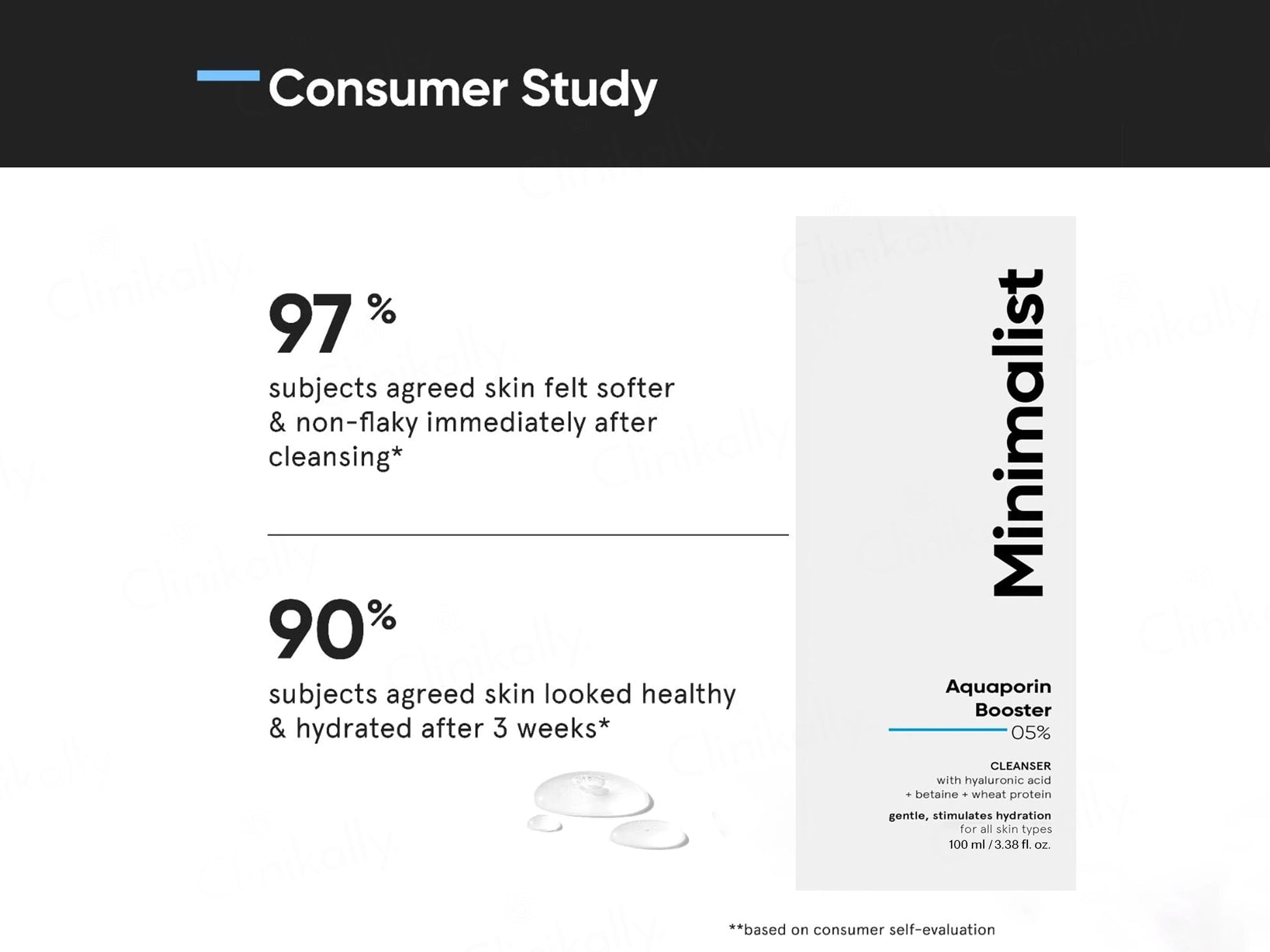 Minimalist Aquaporin Booster 0.5 Percent Cleanser