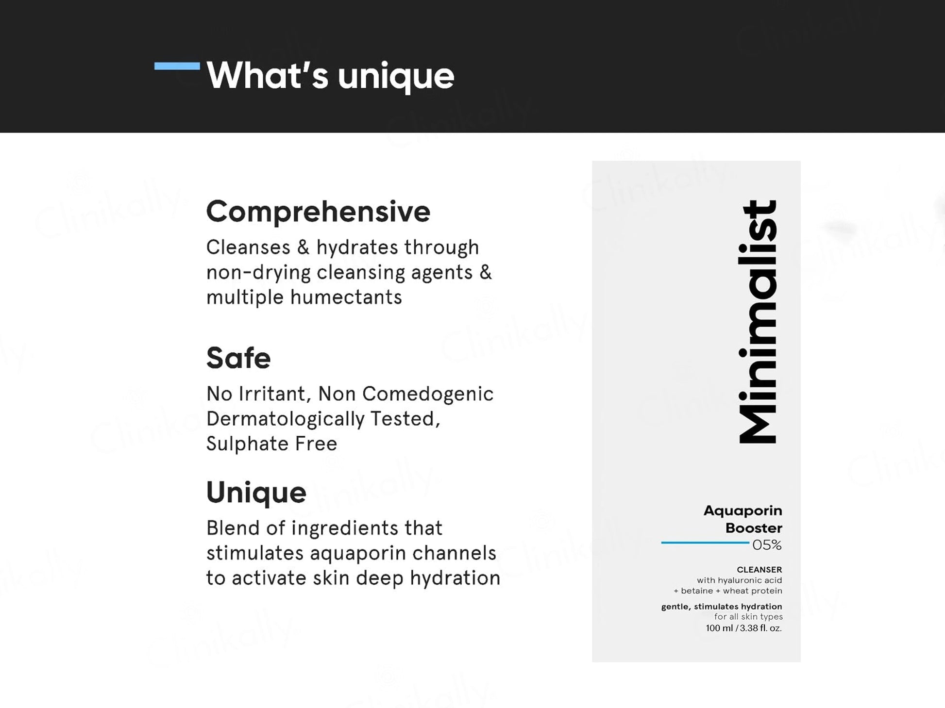 Minimalist Aquaporin Booster 0.5 Percent Cleanser