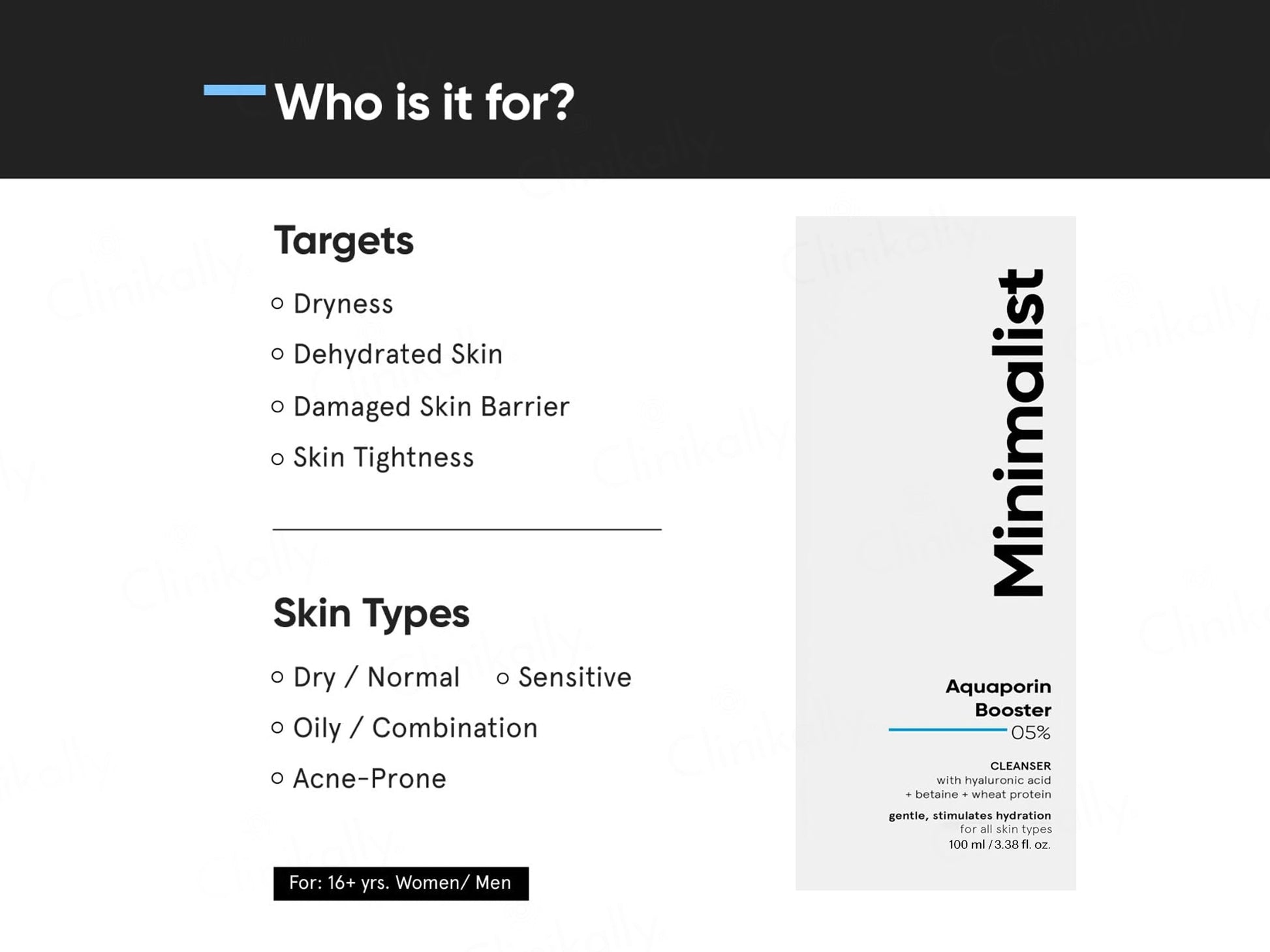 Minimalist Aquaporin Booster 0.5 Percent Cleanser