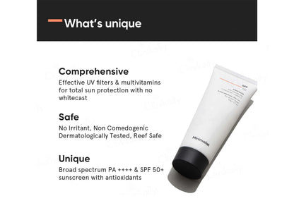Minimalist Broad Spectrum Sunscreen SPF 50 PA