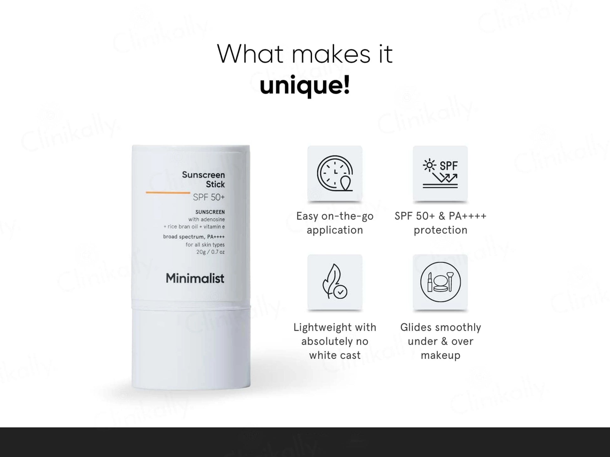 Minimalist Broad Spectrum Sunscreen Stick SPF 50 PA