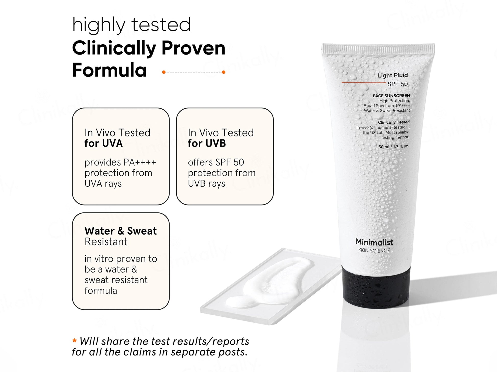 Minimalist Light Fluid Face Sunscreen SPF 50 PA