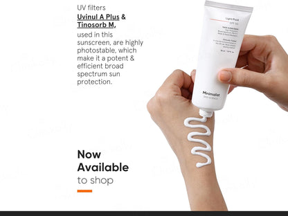 Minimalist Light Fluid Face Sunscreen SPF 50 PA
