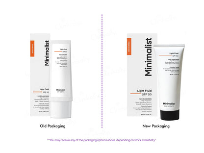 Minimalist Light Fluid Face Sunscreen SPF 50 PA