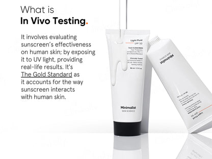 Minimalist Light Fluid Face Sunscreen SPF 50 PA