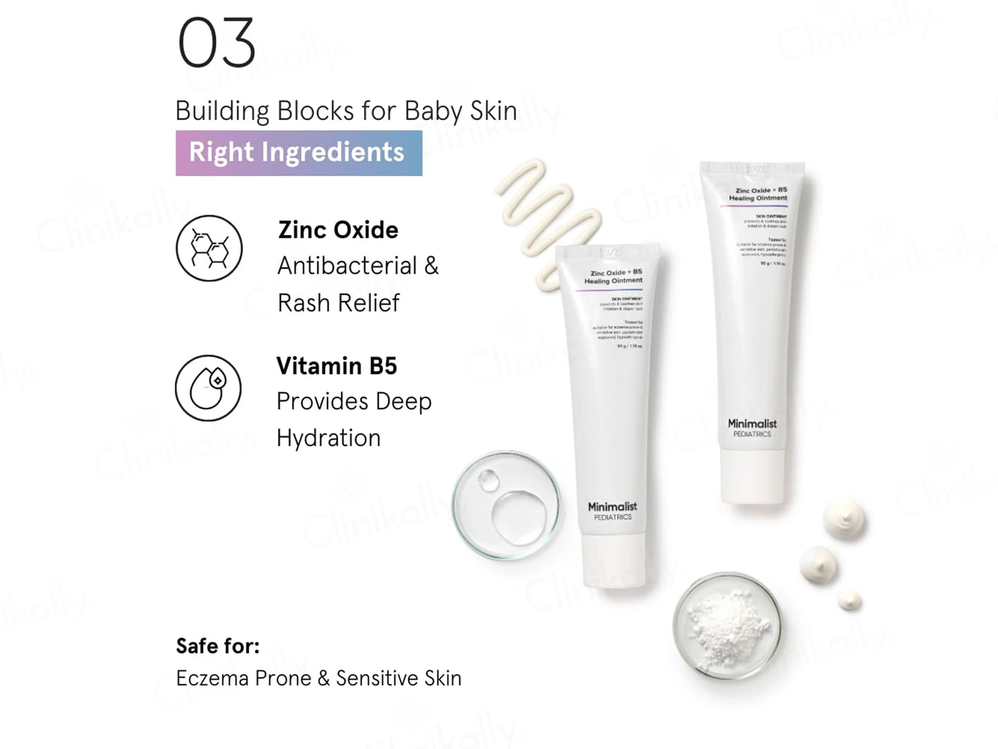 Minimalist Pediatrics Zinc Oxide  Vitamin B5 Healing Skin Ointment