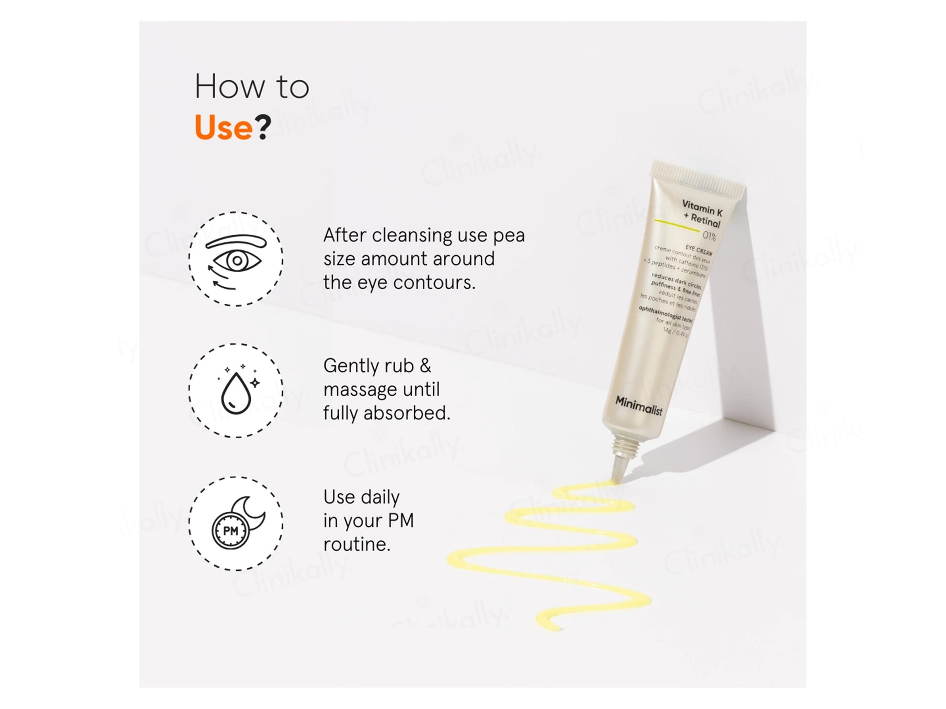 Minimalist Vitamin K  Retinal 1 Percent Under Eye Cream