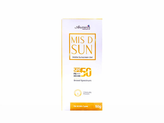 Mis D Sun Matte Sunscreen Gel SPF 50 PA