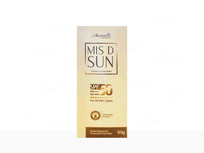 Mis D Sun Tinted Sunscreen SPF 50 PA