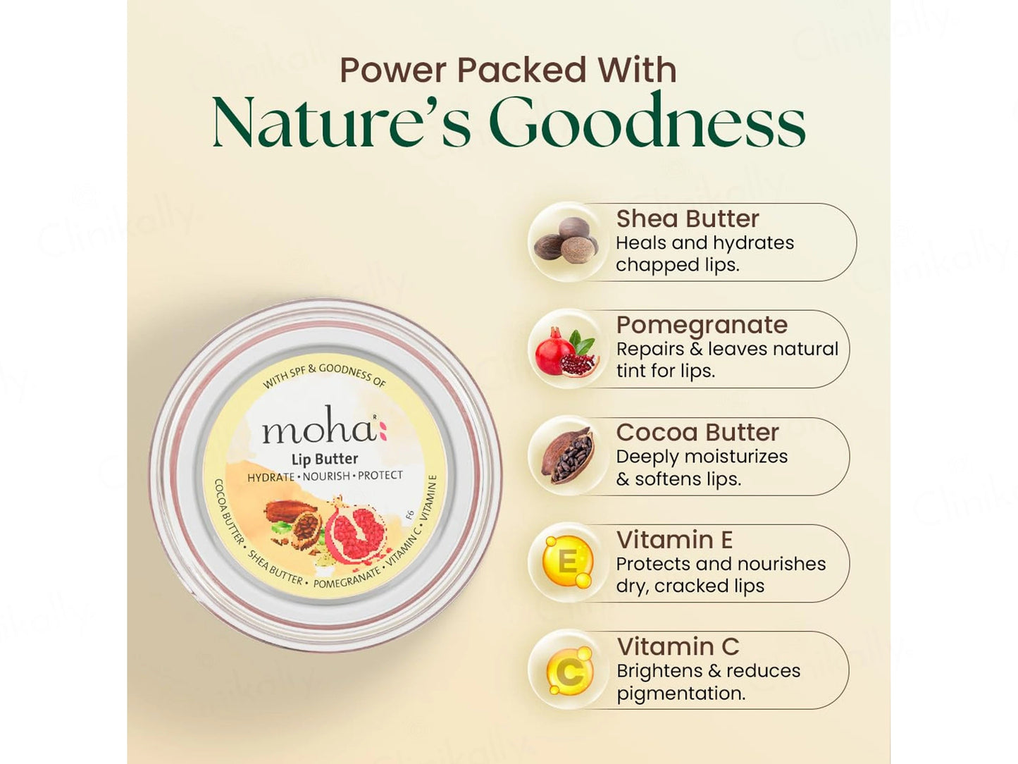 Moha: Nourishing and  Hydrating Lip Butter