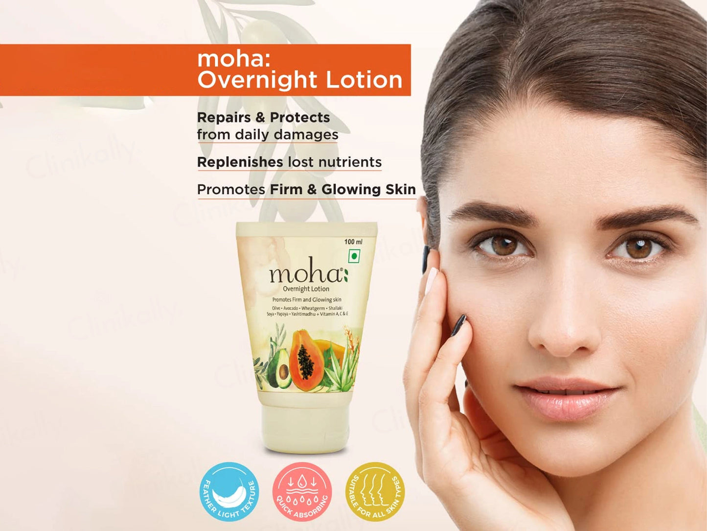 Moha: Overnight Firming and  Glowing Skin Lotion