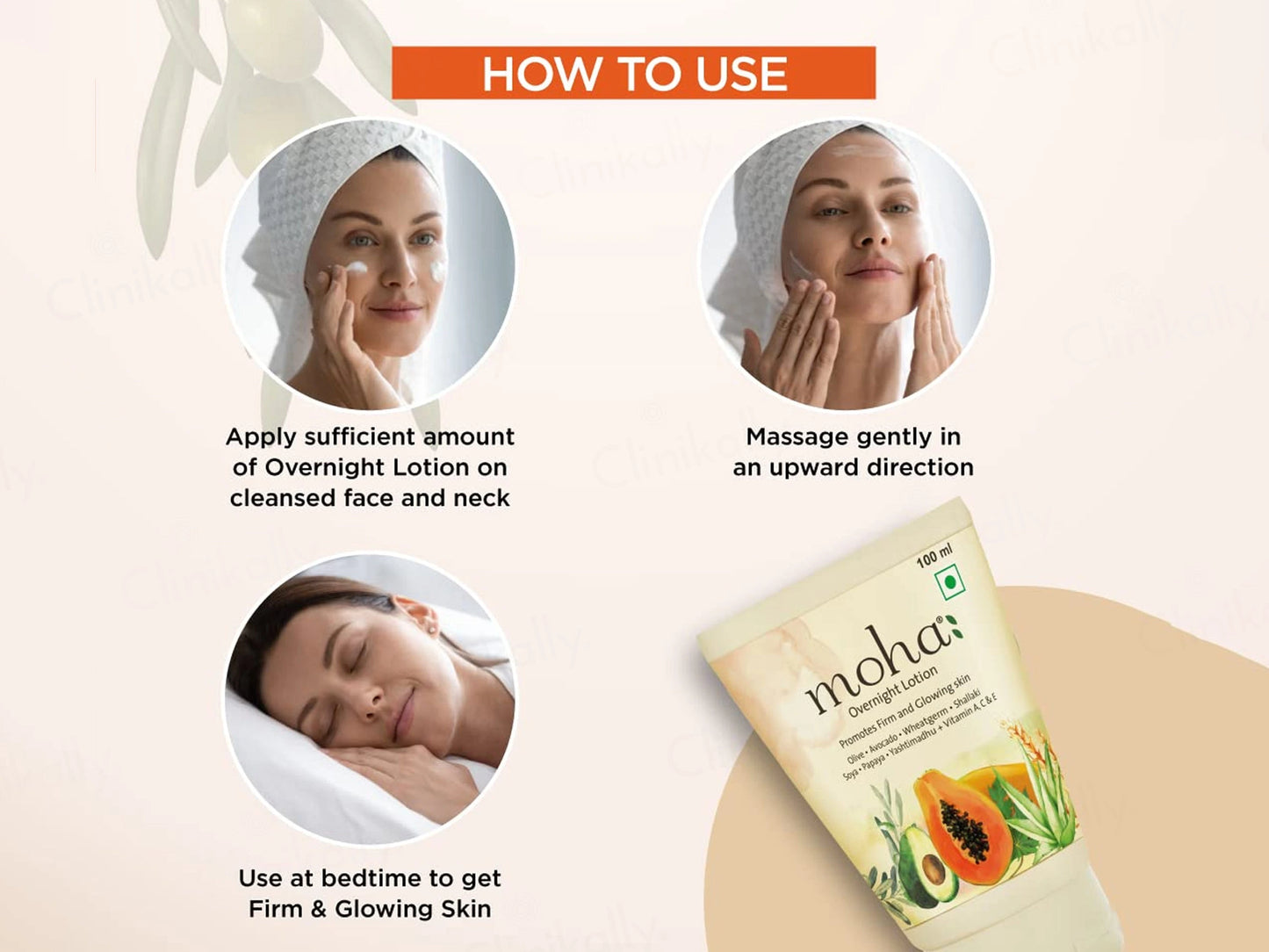 Moha: Overnight Firming and  Glowing Skin Lotion
