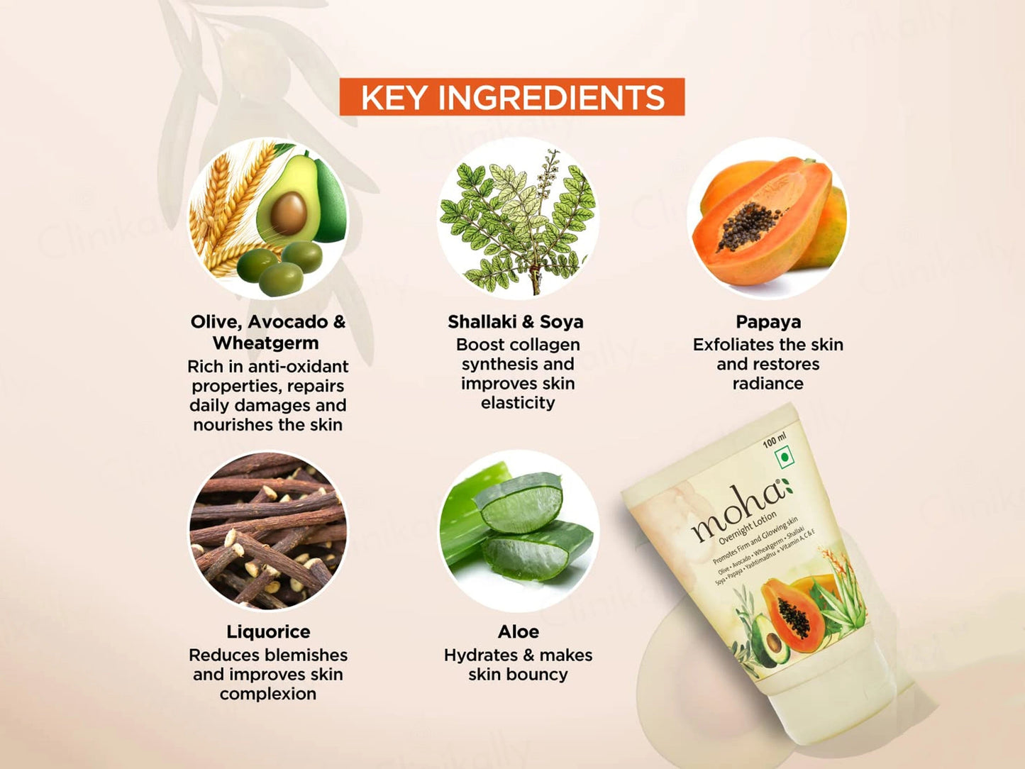 Moha: Overnight Firming and  Glowing Skin Lotion