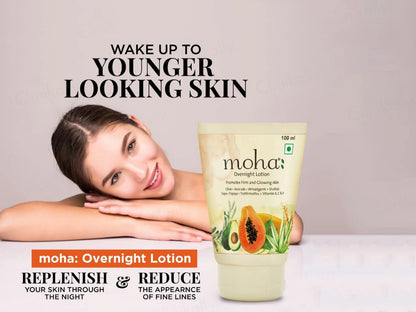 Moha: Overnight Firming and  Glowing Skin Lotion