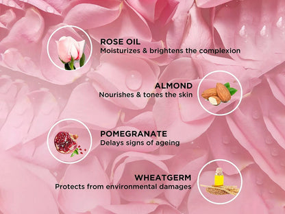 Moha: Rose and  Almond Soap Pack Of 3