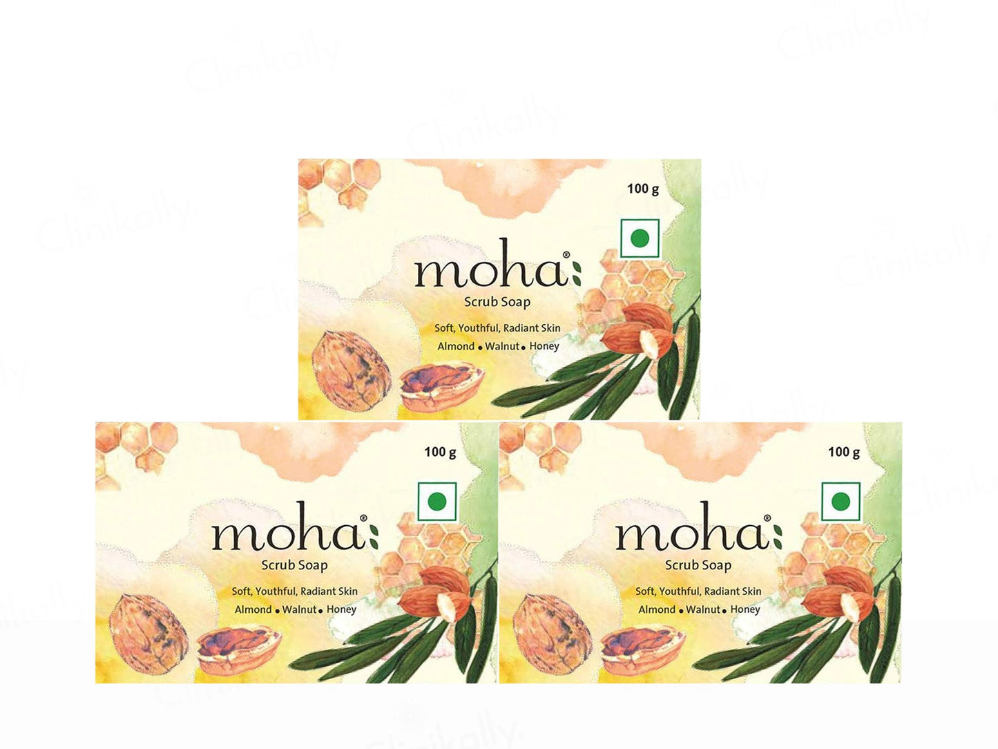Moha: Scrub Soap Pack Of 3