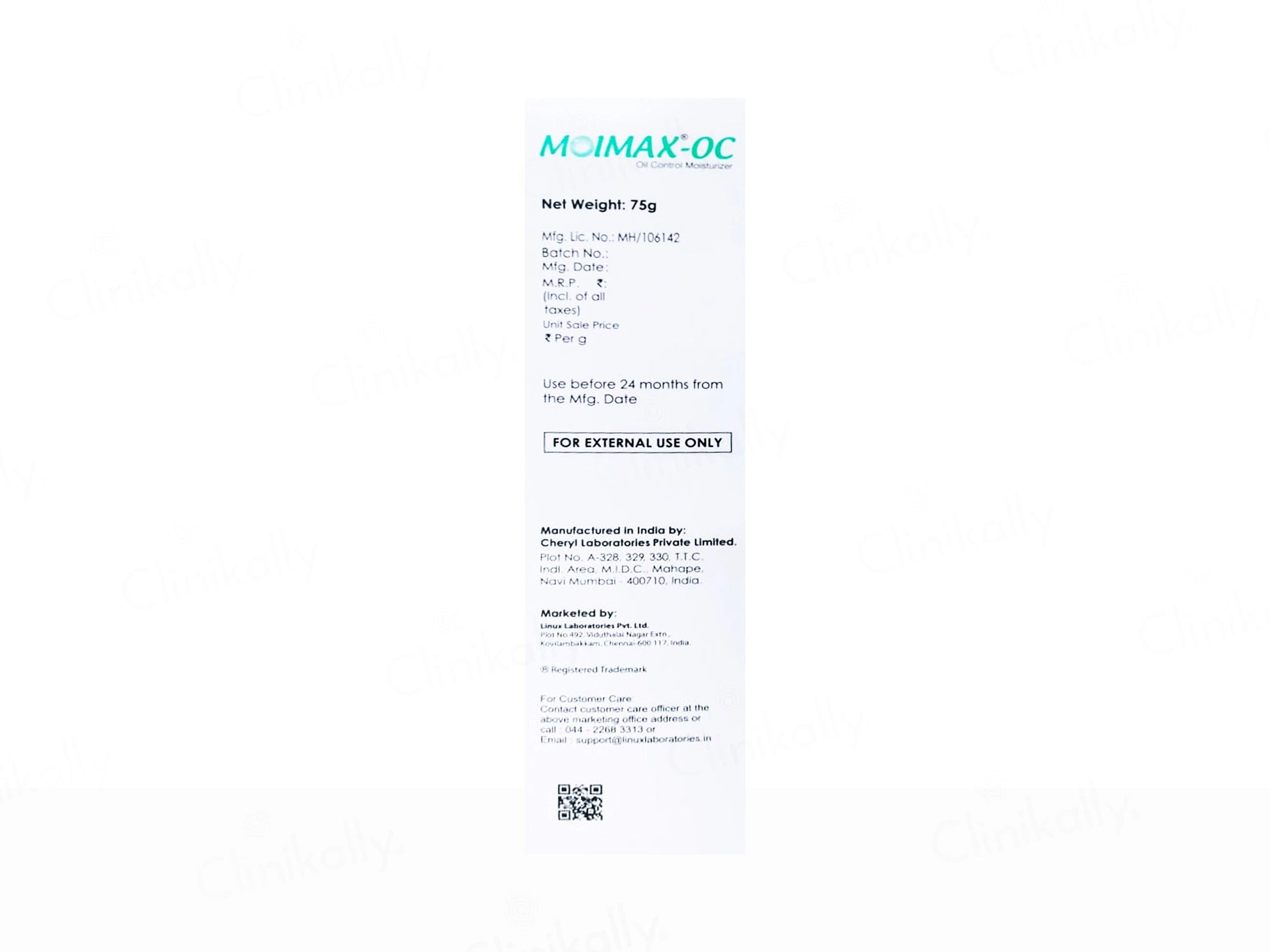 Moimax-OC Oil Control Moisturizer