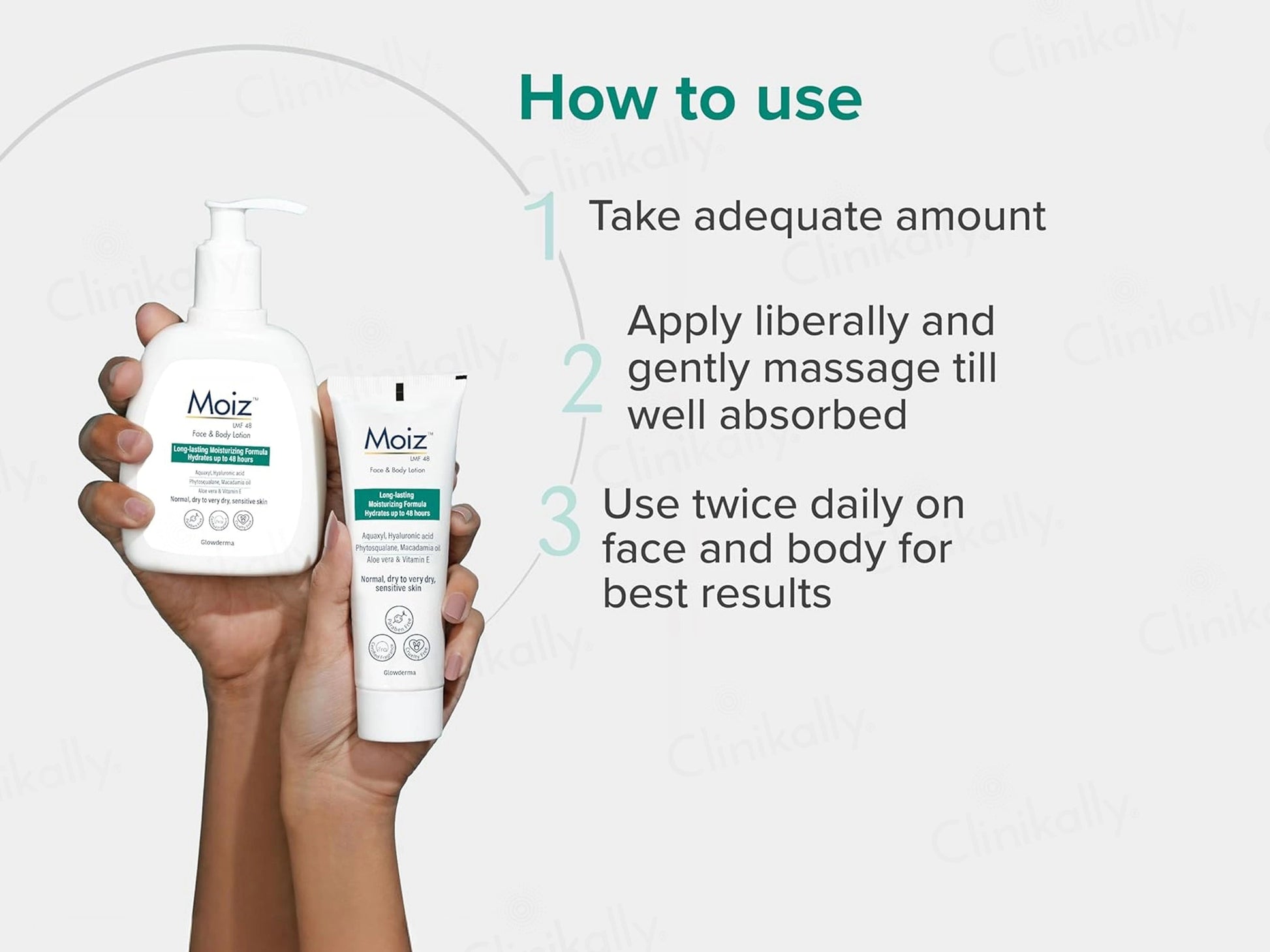 Moiz LMF 48 Face and  Body Lotion