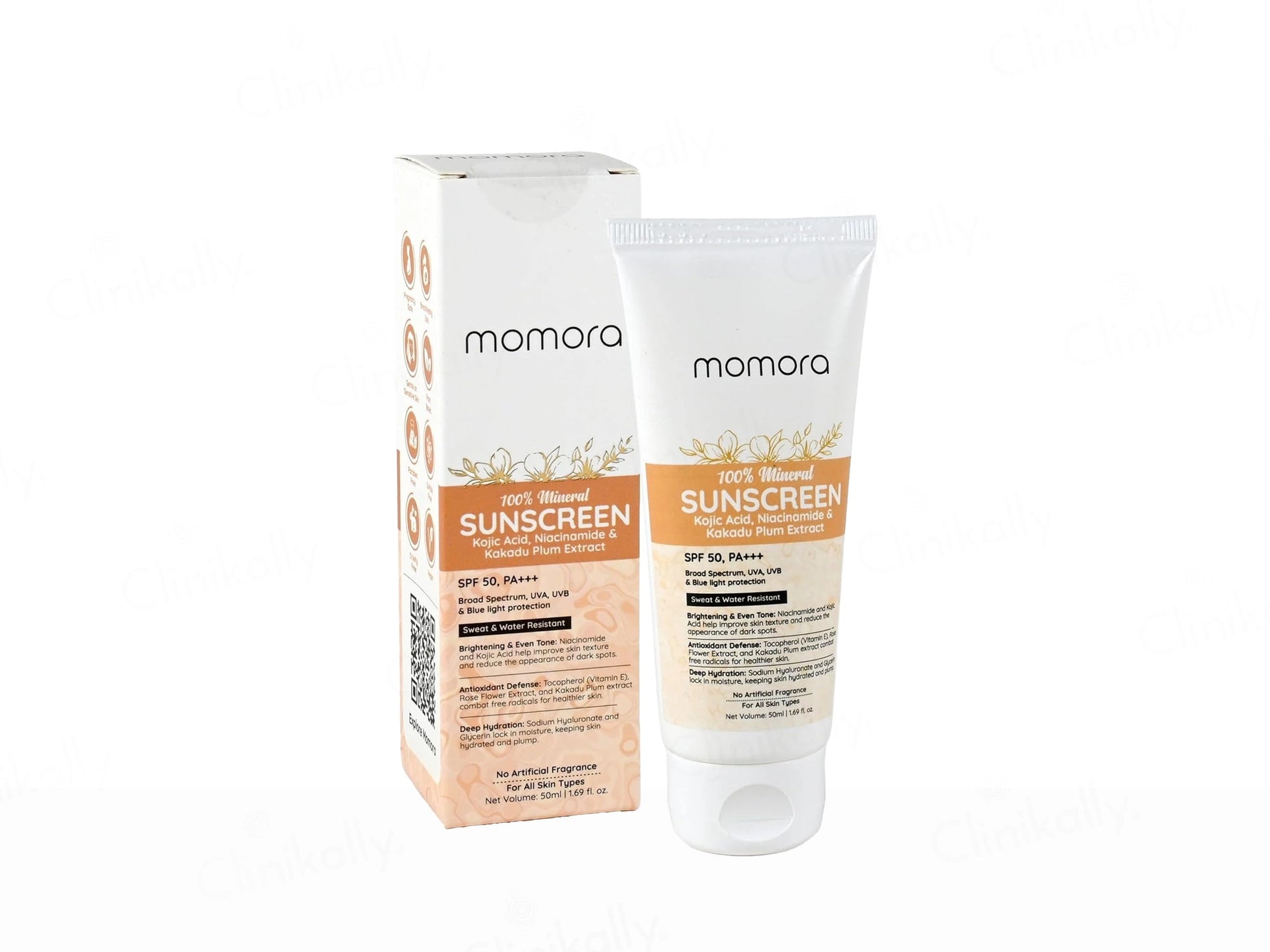 Momora 100 Percent Mineral Sunscreen SPF 50 PA