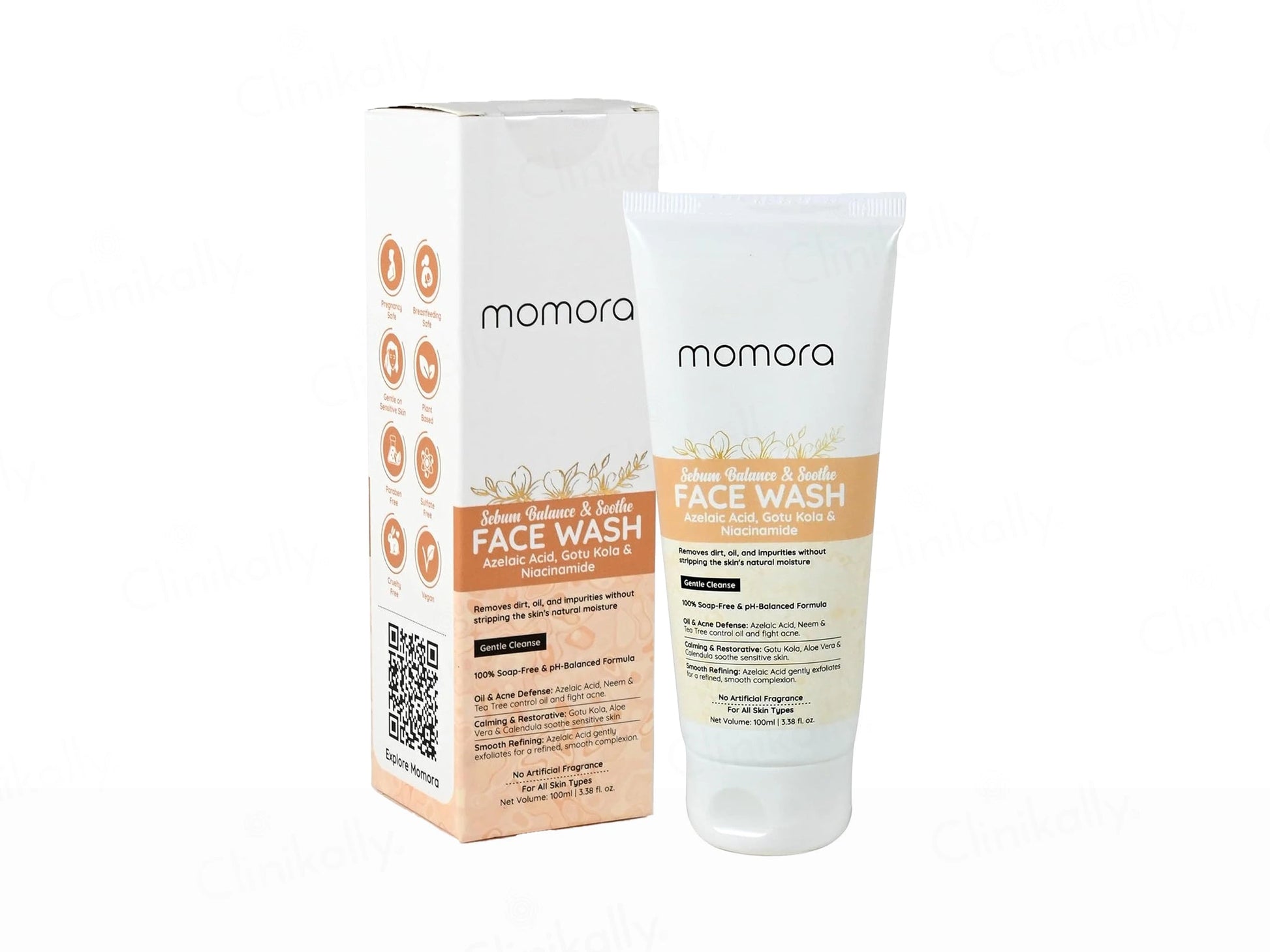 Momora Sebum Balance and  Soothe Gentle Cleanse Face Wash
