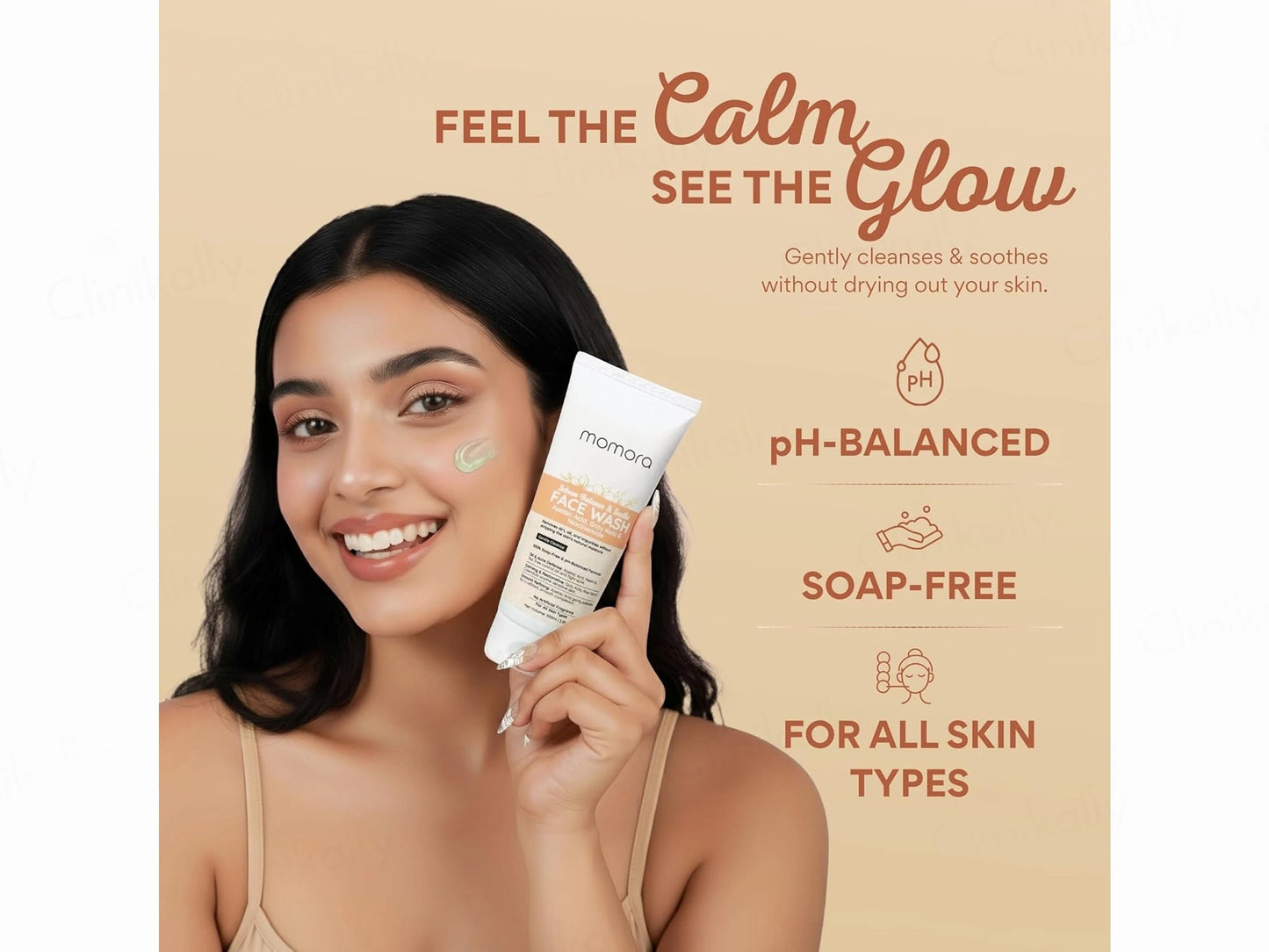 Momora Sebum Balance and  Soothe Gentle Cleanse Face Wash