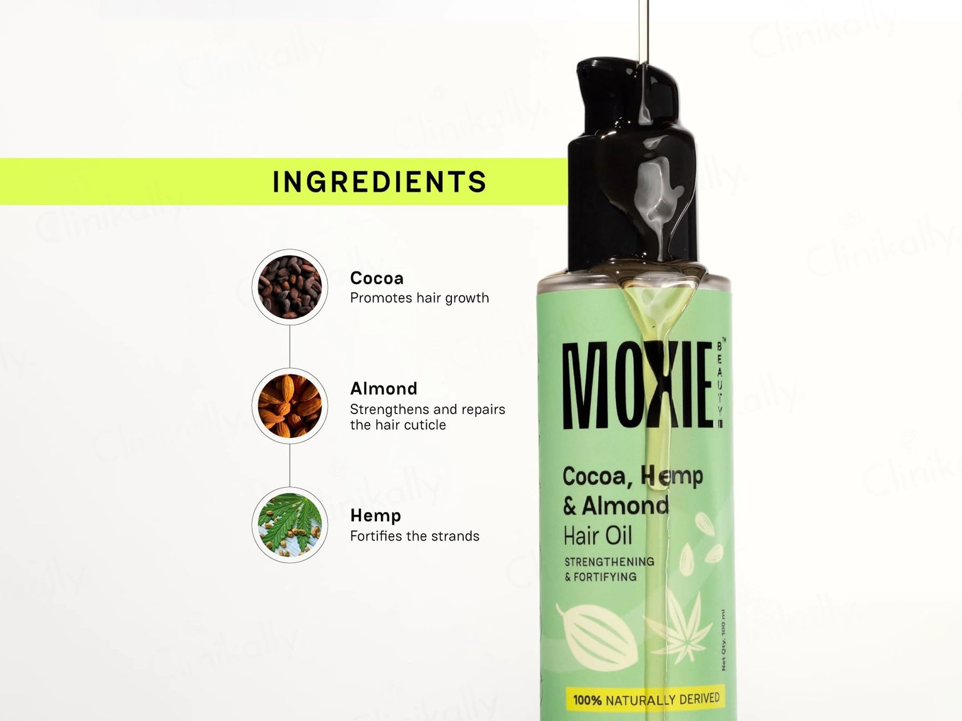 Moxie Beauty Cocoa, Hemp and  Almond Hair Oil