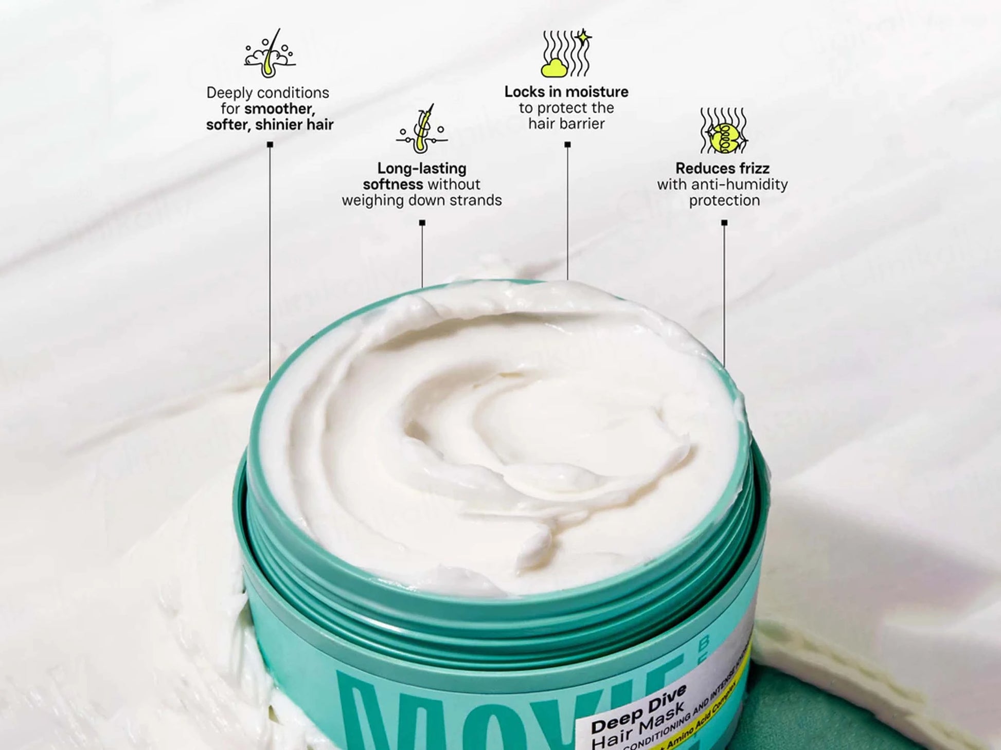 Moxie Beauty Deep Dive Hair Conditioning and  Intense Hydration Mask