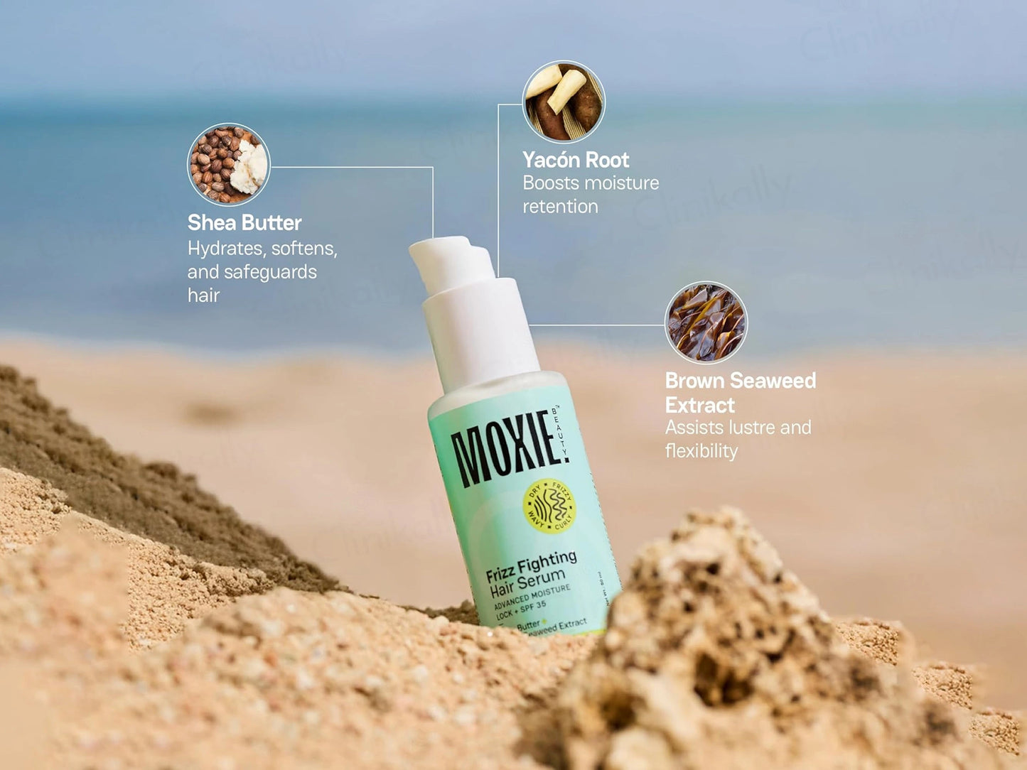 Moxie Beauty Frizz Fighting Hair Serum SPF 35