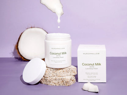 Murshmallow Coconut Milk and  Vanilla Luxe Body Polish