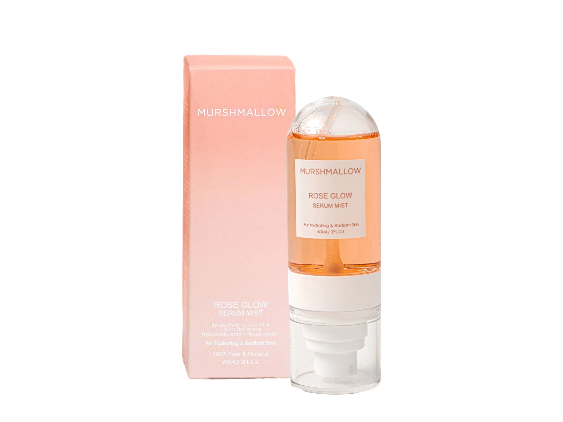 Murshmallow Rose Glow Serum Mist For Hydrating and  Radiant Skin