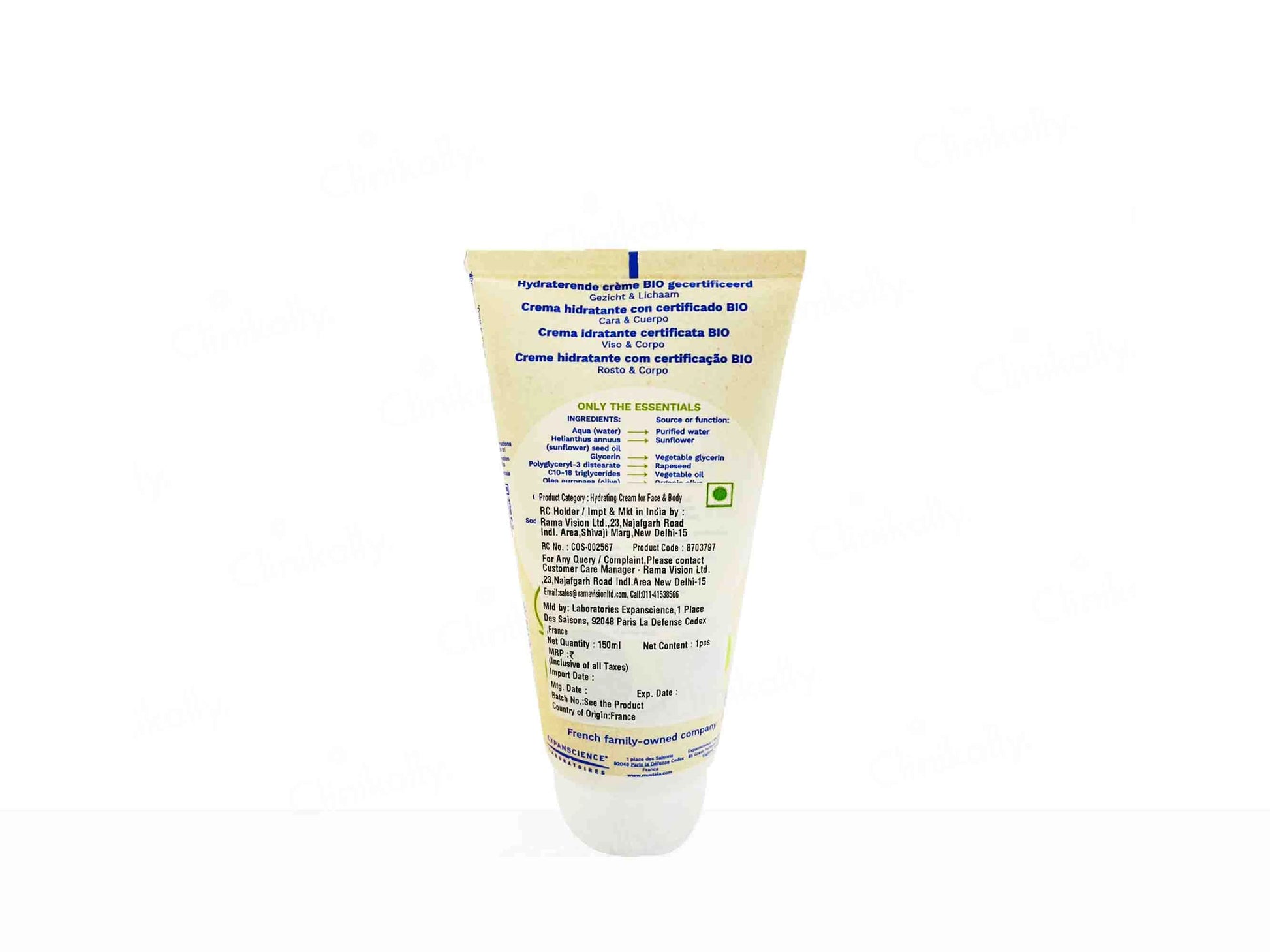 Mustela Face and  Body Hydrating Cream
