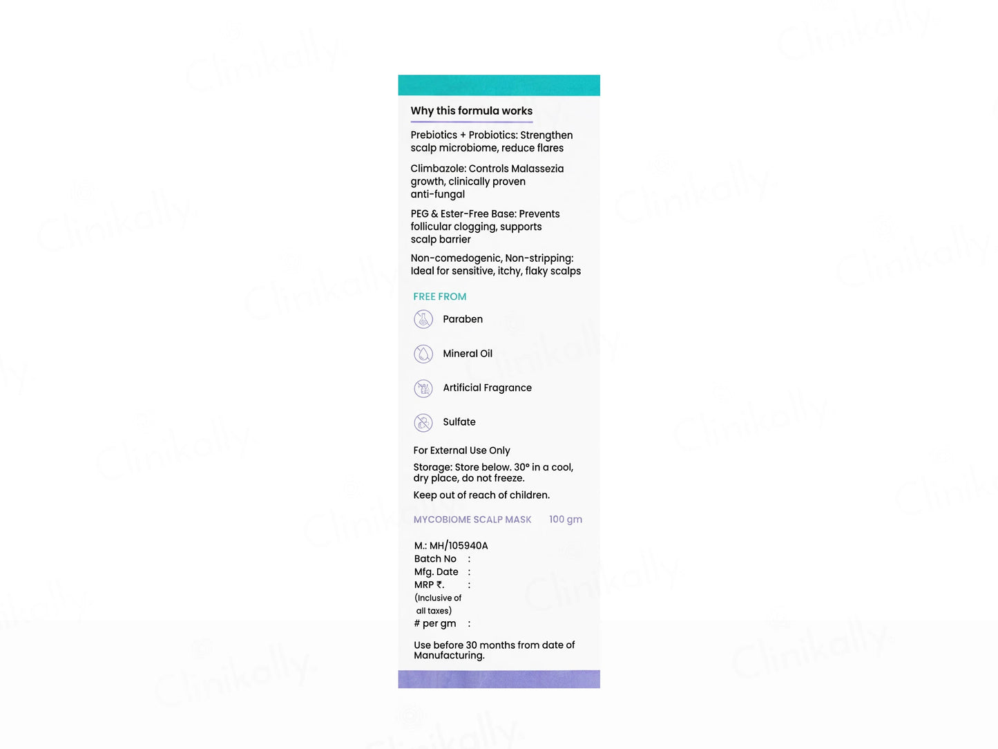 Mycobiome Scalp Microbiome Activator Mask