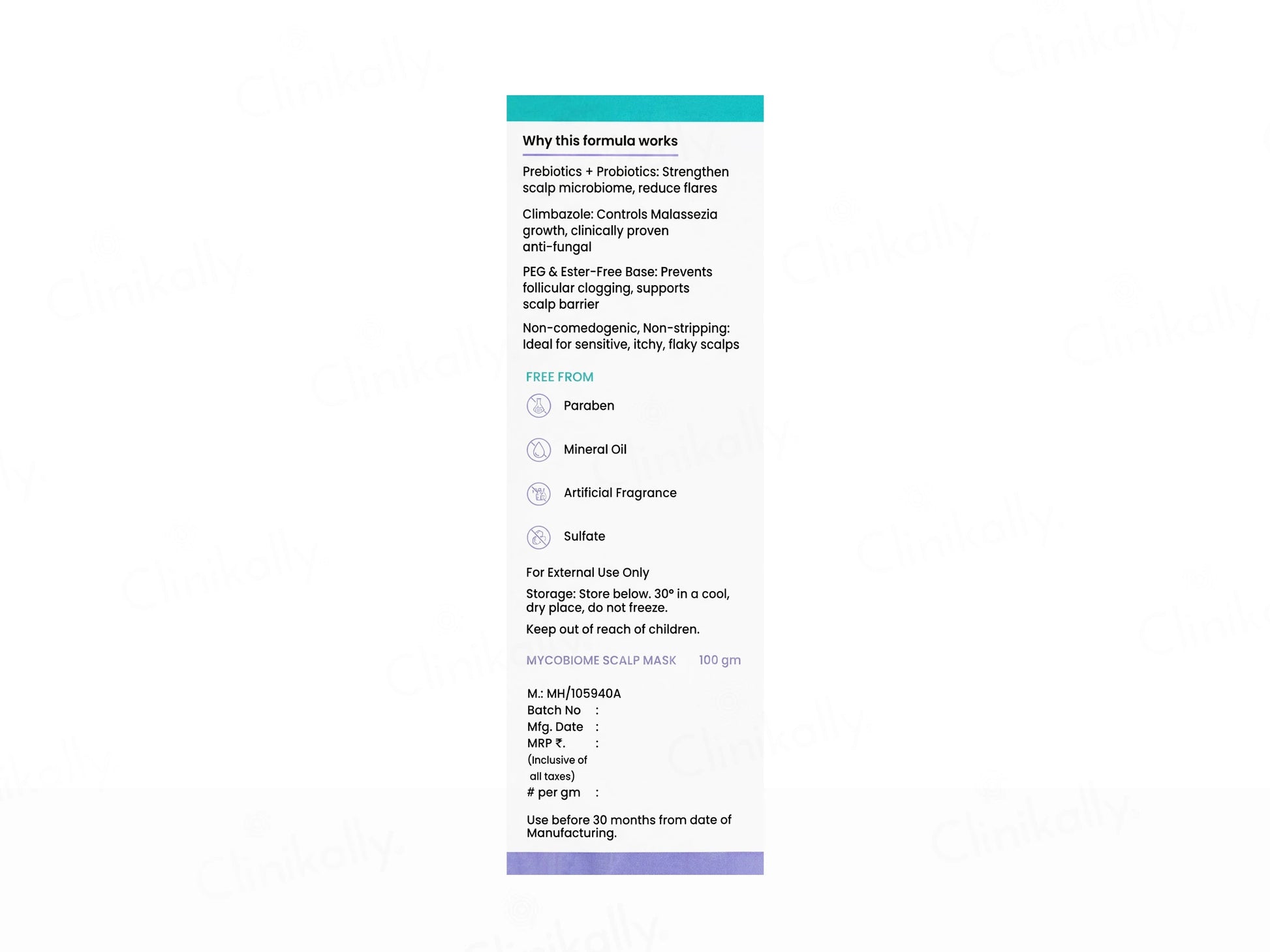 Mycobiome Scalp Microbiome Activator Mask