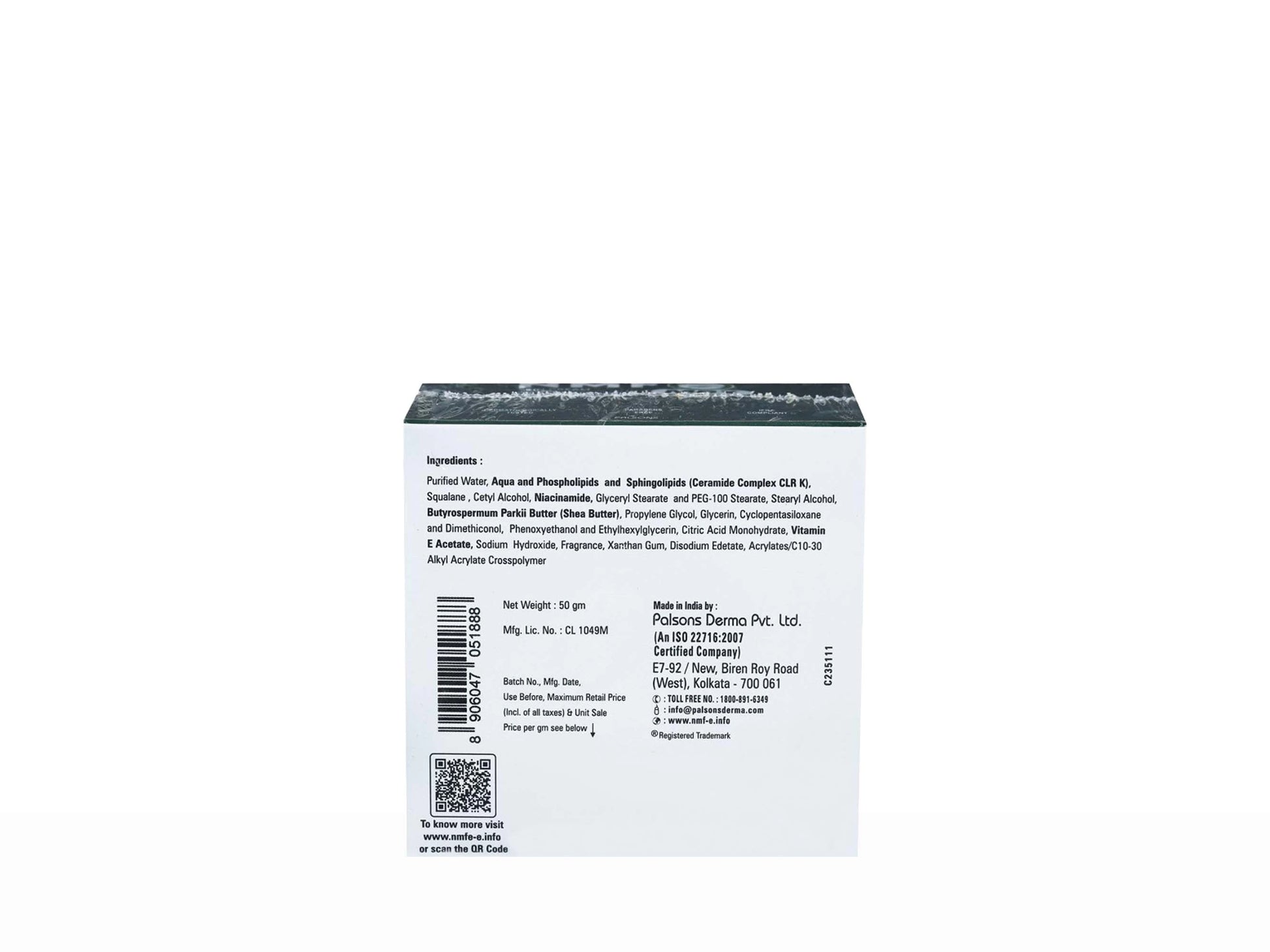 NMFe Max Skin Cream For Dry and  Sensitive Skin